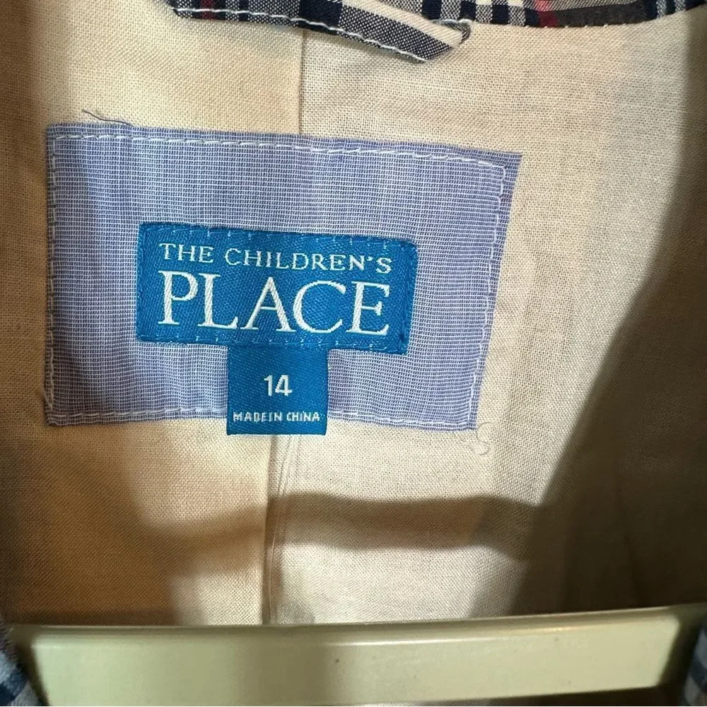 The Children's Place Multicolor Plaid Blazer